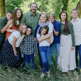 The Gotta Play Games family of ten outdoors